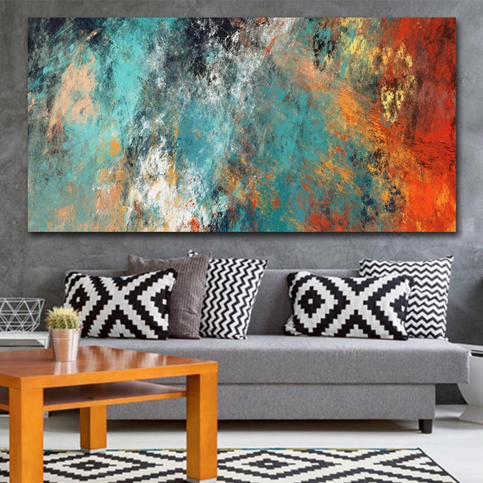 Abstract Cloud Colors - Canvas Wall Art Painting