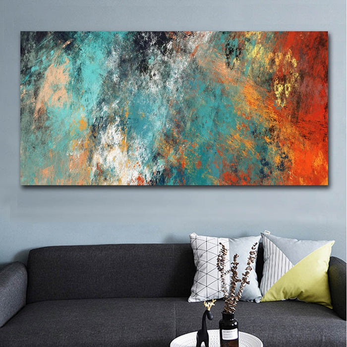 Abstract Cloud Colors - Canvas Wall Art Painting