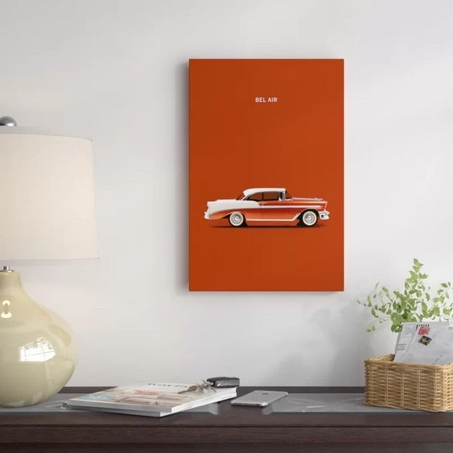 Bel Air Chevrolet - Canvas Wall Art Painting