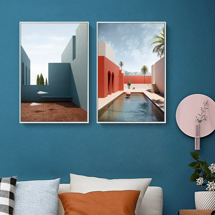 Nordic Architecture Art - Canvas Wall Art Painting