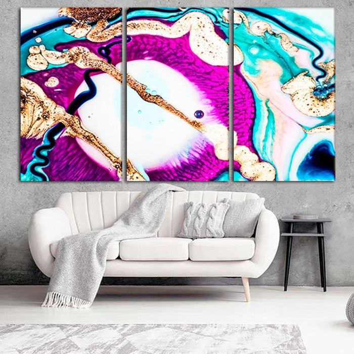 Pour Paint - Canvas Wall Art Painting