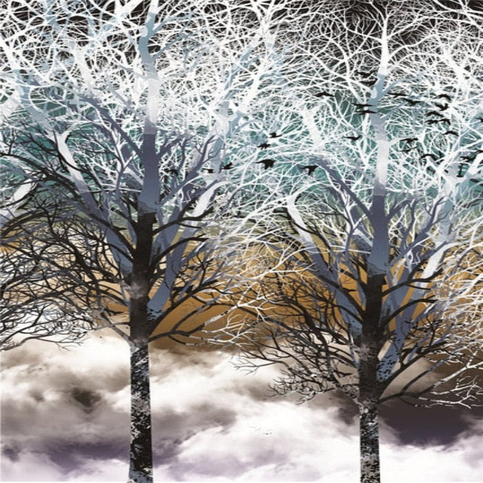 Atmospheric Trees - Canvas Wall Art Painting