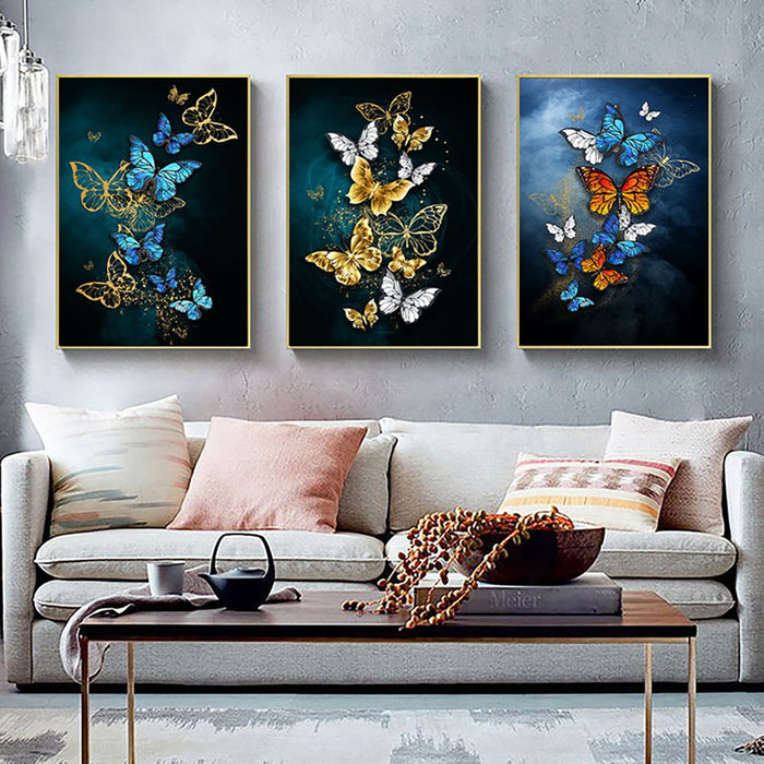 Beautiful Butterflies - Canvas Wall Art Painting