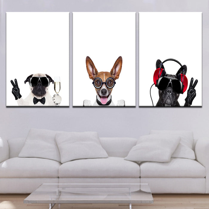 Doggy DJ - Canvas Wall Art Painting
