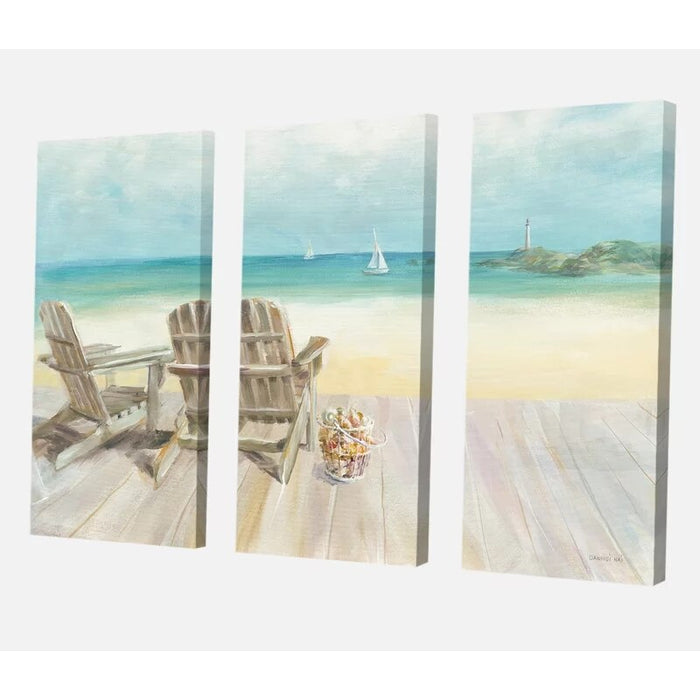Seaside Beach Scenery - Canvas Wall Art Painting