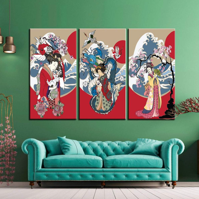 Japanese Culture - Canvas Wall Art Painting