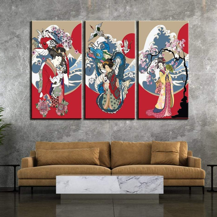 Japanese Culture - Canvas Wall Art Painting