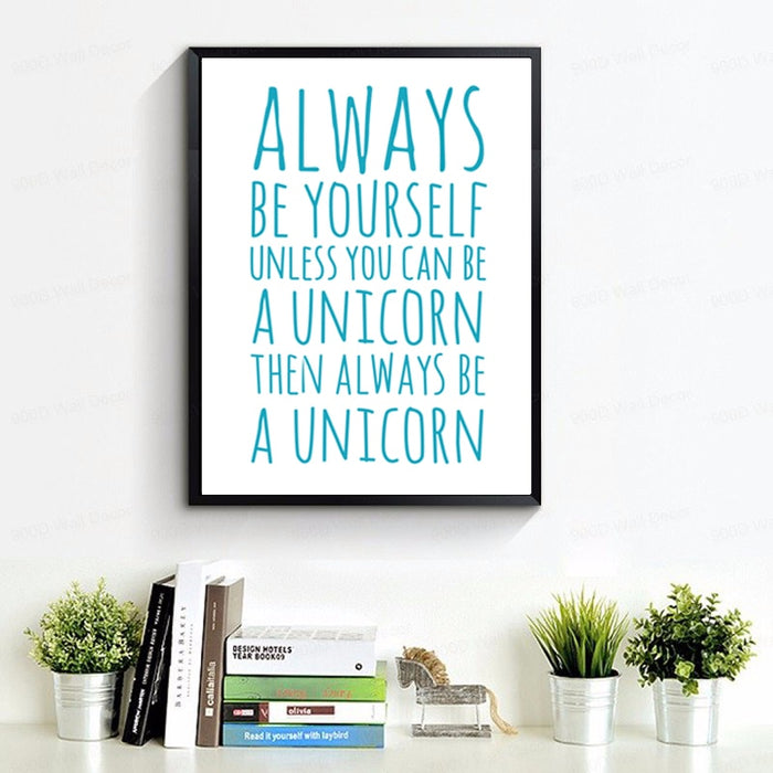 Always Be Yourself - Canvas Wall Art Painting