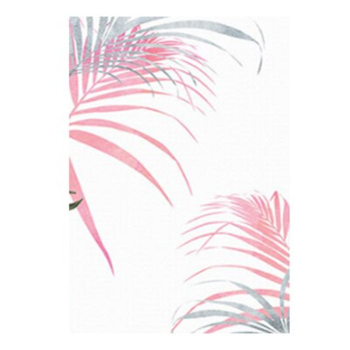 Pink Flamingo Flowers Girls - Canvas Wall Art Painting