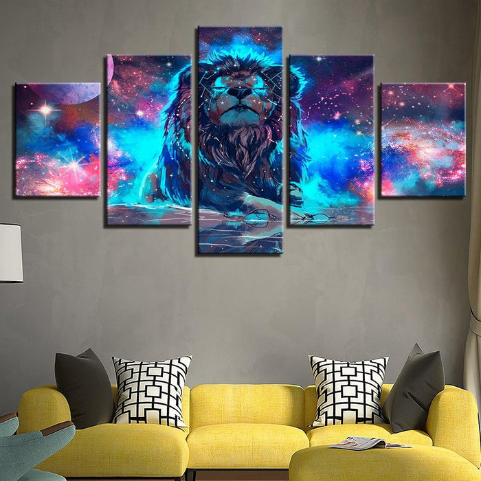 Lion Constellation - Canvas Wall Art Painting