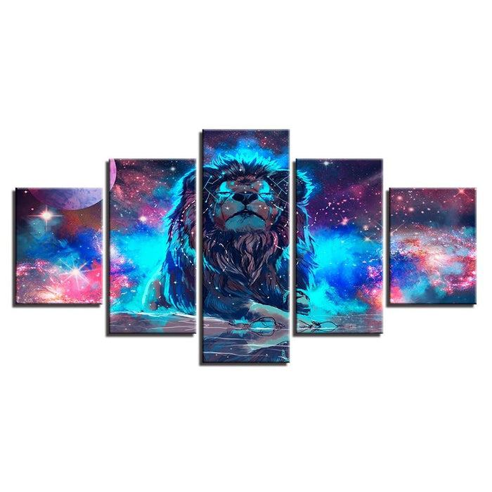 Lion Constellation - Canvas Wall Art Painting