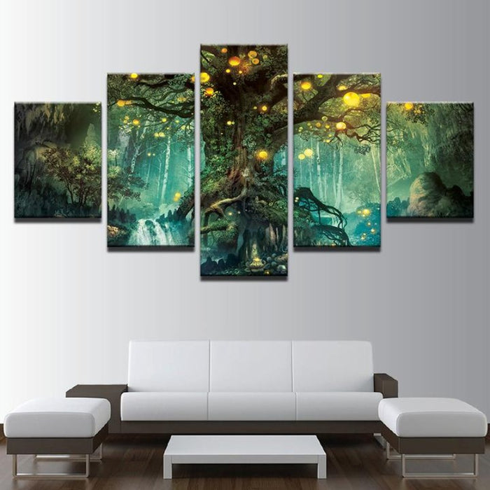 Enchanted Tree - Canvas Wall Art Painting