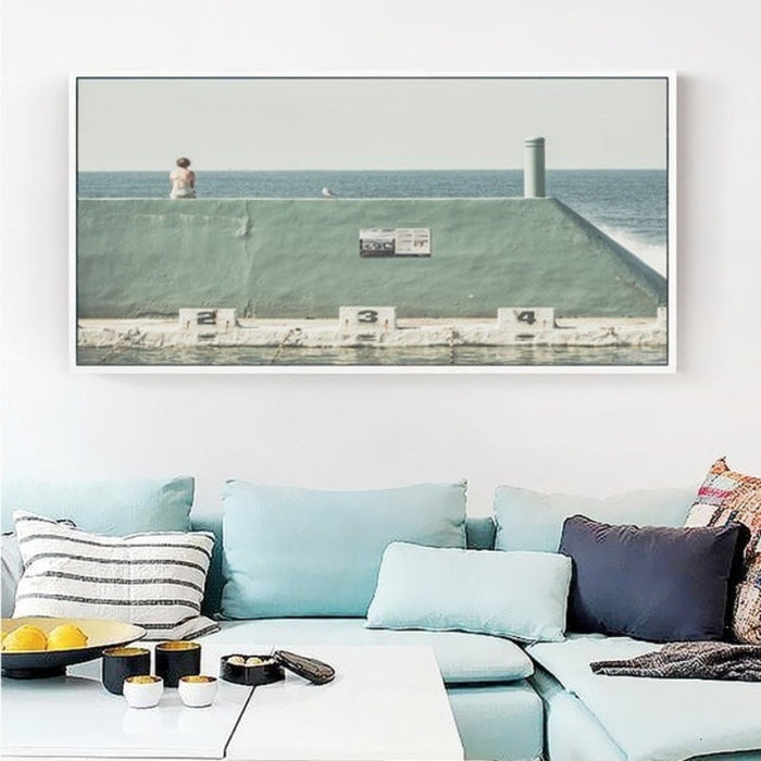 Nordic Sea Landscape - Canvas Wall Art Painting