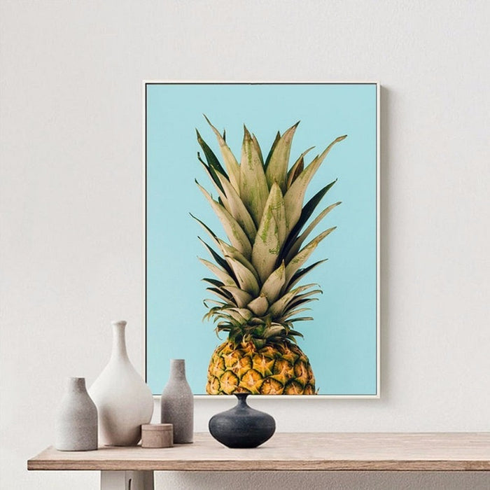 Letters Pineapple-Canvas Wall Art Painting