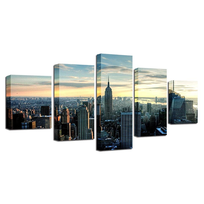 New York City Skyline- Canvas Wall Art Painting
