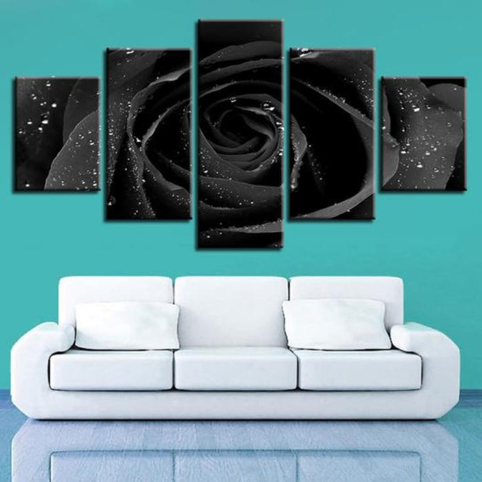 Black Rose - Canvas Wall Art Painting