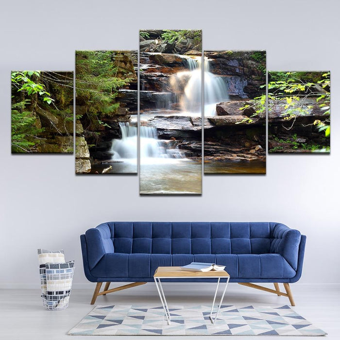 Beautiful Waterfall - Canvas Wall Art Painting