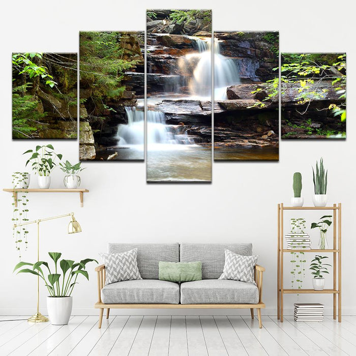 Beautiful Waterfall - Canvas Wall Art Painting