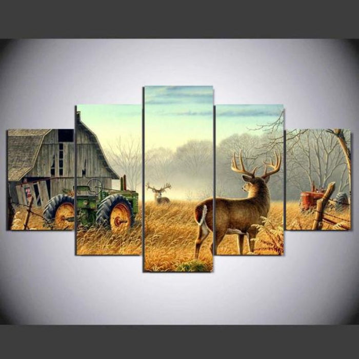 Whitetail Deer - Canvas Wall Art Painting