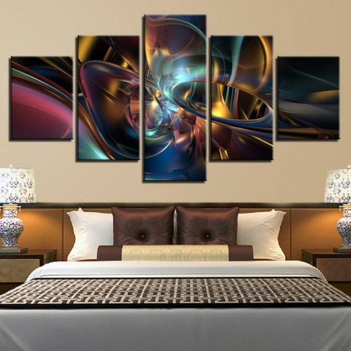 Colorful Psychedelic Art - Canvas Wall Art Painting