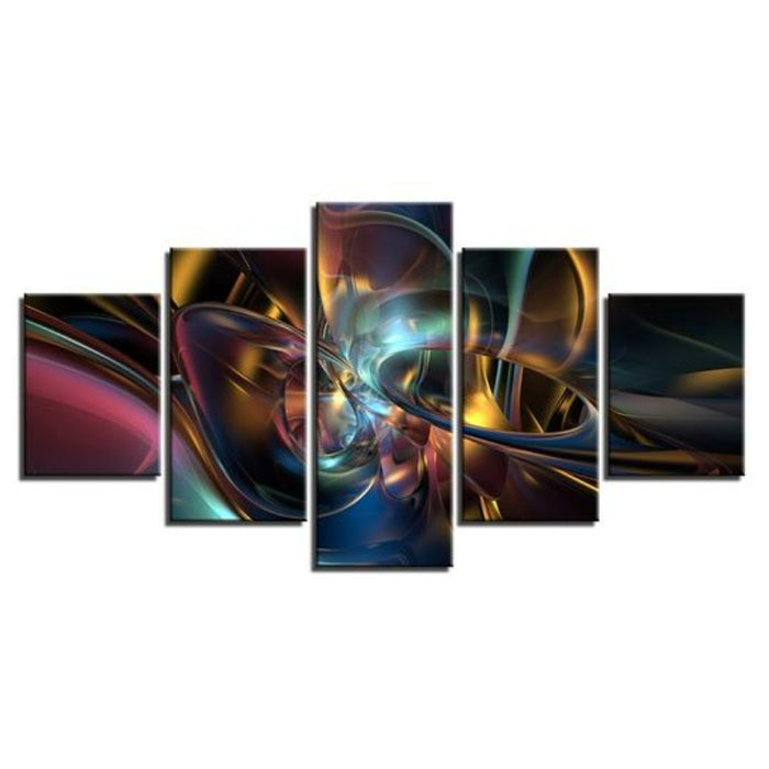 Colorful Psychedelic Art - Canvas Wall Art Painting