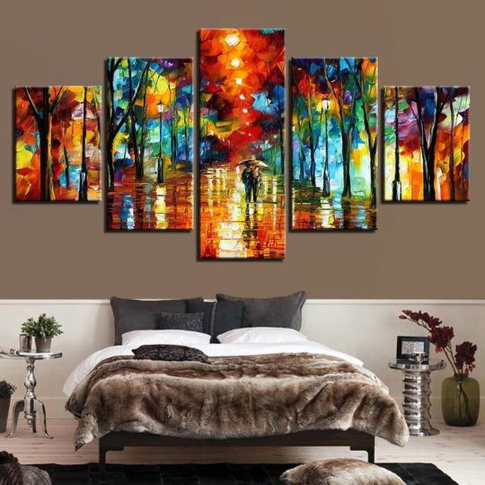 Abstract Multi-Color - Canvas Wall Art Painting