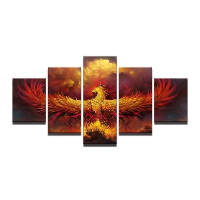 Fire Phoenix - Canvas Wall Art Painting