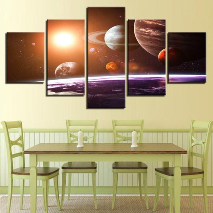 Solar System - Canvas Wall Art Painting