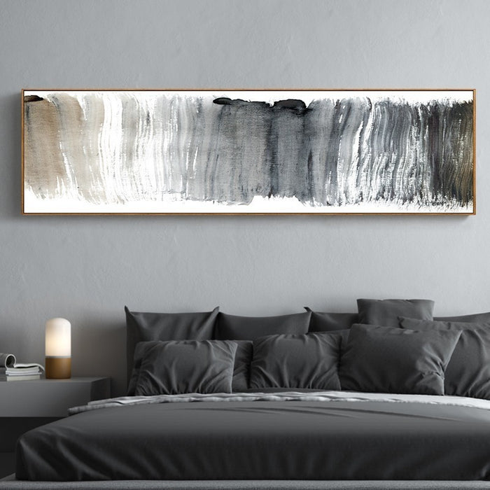 Black And White Panorama - Canvas Wall Art Painting
