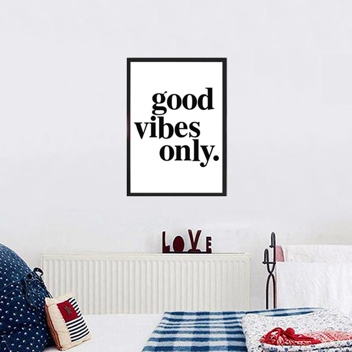 Good vibes only - Canvas Wall Art Painting