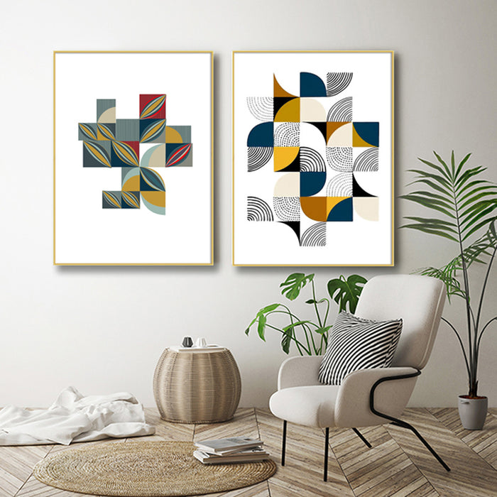 Puzzle Patterns Of Life - Canvas Wall Art Painting