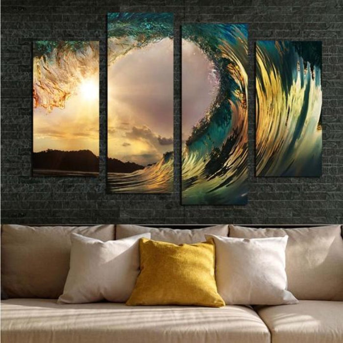 Sea Waves - Canvas Wall Art Painting