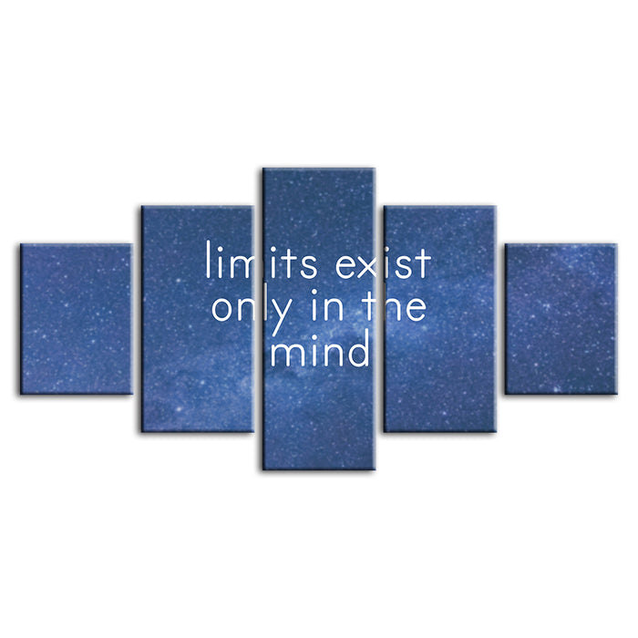 Only In The Mind 5 Piece - Canvas Wall Art Painting